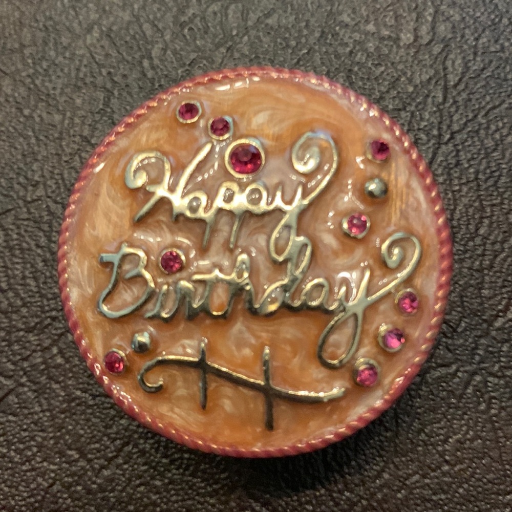 Monet Happy Birthday keepsake